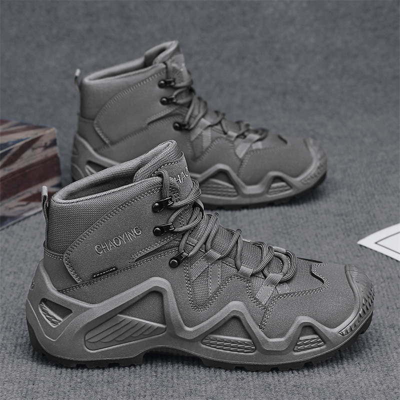 2024 botas Martin de otoño alto estilo británico botas de herramientas retrógradas impermeables para hombres botas de montaña del desierto comercio exterior transfronterizo