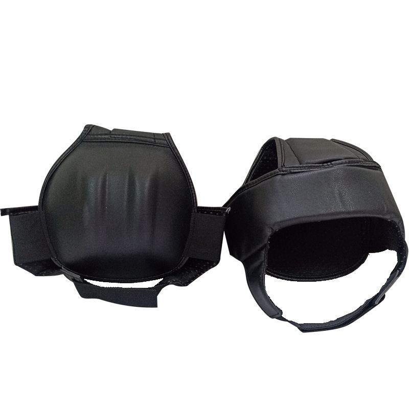 Sanda Jujitsu Training Protector EVA Head Protector Comprehensive Fighting Protective Headgear Erection and Hindhead Protector Sports Protector