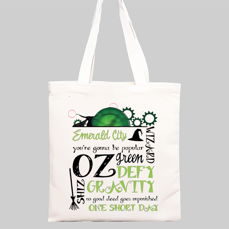 Bruja Música Bolso Bolso de cosméticos Broadway Bruja Bolso de hombro Bolso de lona