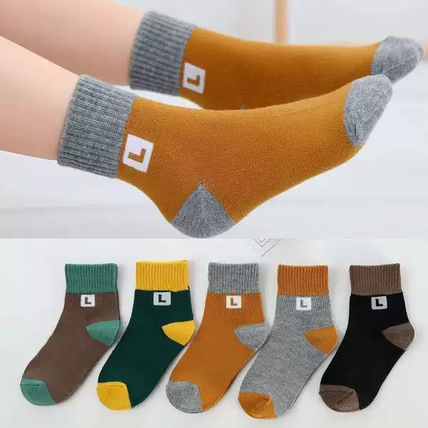 Popular Kuromi Children's Socks for Autumn and Winter, New Girls' Mid-Calf Socks, Student Socks, Cute Cartoon Long Socks, Kids' Socks