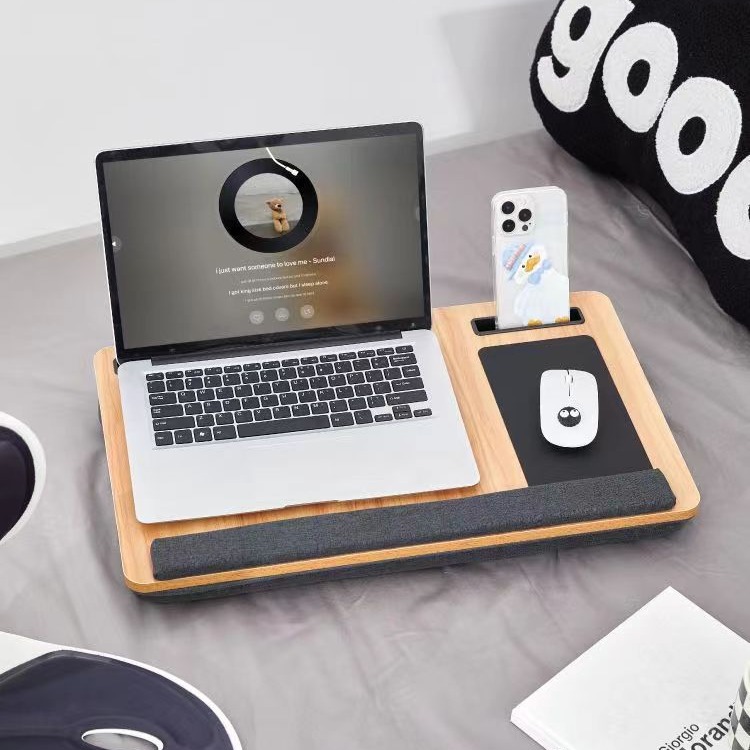 Lap Laptop Table Lazy Person Non-foldable Portable Lap Table Car Office Portable Bed Small Table