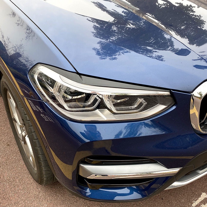 BMW X3 X4 G01 G02 2018+ Headlight Eyebrow Sticker Exterior