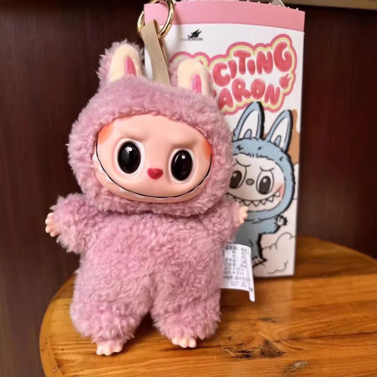 POPMART バブルマート Labubu ラブブ ブラインドボックス マカロン ビニールフェイス ぬいぐるみ おもちゃ ペンダント