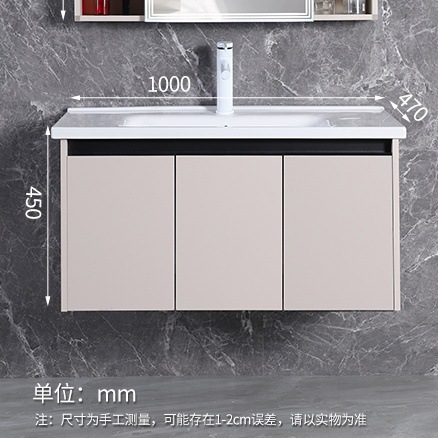 100 gabinetes de cerámica + grifo