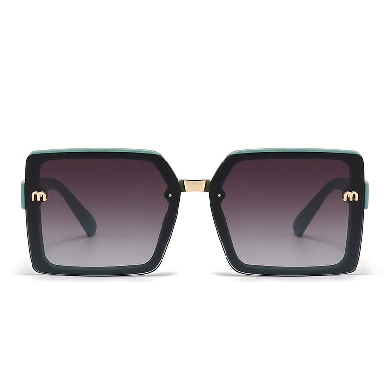 15091 Trendy Square Frame For Women High-end Personality UV Protection Fashion Sunglasses_voghion.com