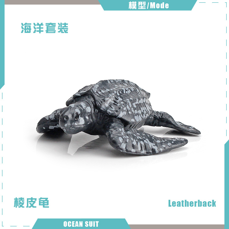 Simulación transfronteriza de una variedad de animales marinos traje de tiburón ballena tortuga delfín pingüino cangrejo criaturas marinas adornos