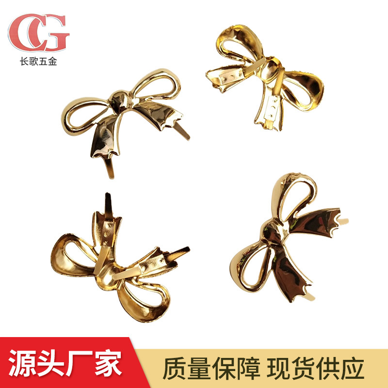 supply bow hardware Luggage and luggage Handbags Hardware originality diy Jewelry Pendant Butterfly buckle customized