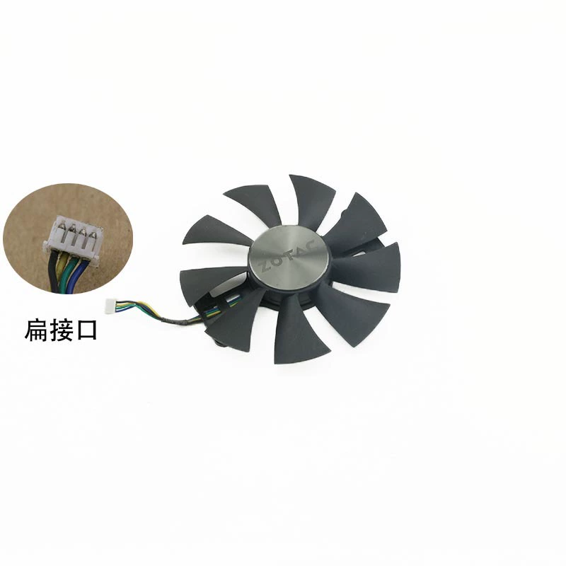 Подходит для ZOTAC/ZSOTAI GTX960 950 AMP EDITION вентилятор охлаждения видеокарты GA91S2H