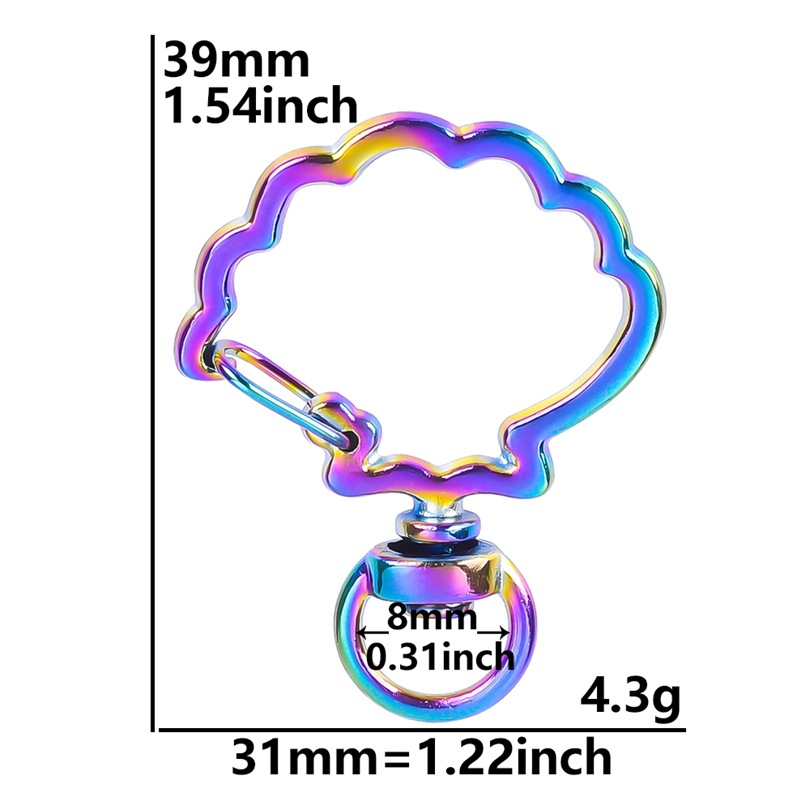 7g Weight Bag Pendant, Keychain Classification 1 Piece Quantity Casual, Daily Occasion Alloy Material Star, Moon, Heart Shape Pattern Unisex Gender Plating Design Cute Style Cute Star Moon Heart Shape Alloy Plating Unisex Bag Pendant Keychain 11