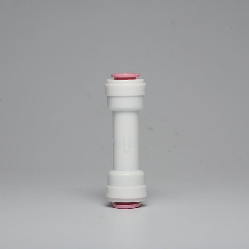 Válvula de retención de 2 puntos de paso recto Purificador de agua de ósmosis inversa Purificador de agua RO válvula de retención de doble paso purificador de agua doméstico Accesorios