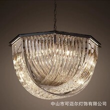 圆形后现代水晶吊灯家居照明灯具家居酒店别墅房间装饰吊灯
