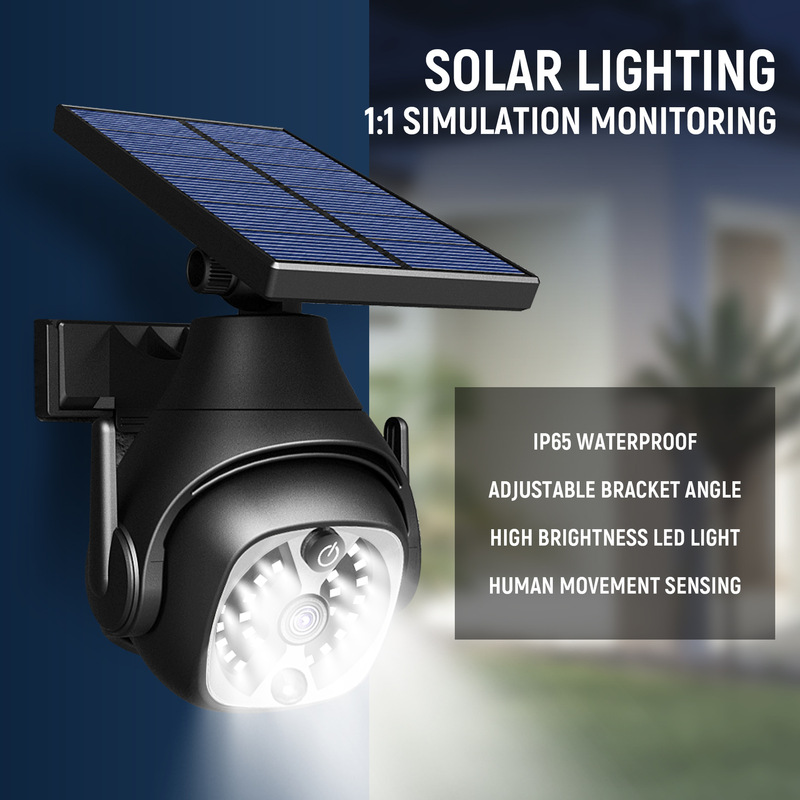 Cross-Border Imitation Surveillance Solar Outdoor Garden Light, Solar Lighting Lamp, Sensor Light That Turns on When Someone Approaches and Turns Off When Someone Leaves Cross-Border Imitation Surveillance Solar Outdoor Garden Light, Solar Lighting Lamp, Sensor Light That Turns on When Someone Approaches and Turns Off When Someone Leaves