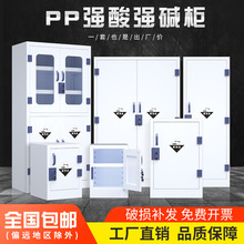 PP酸碱柜实验室化学药品安全柜耐酸碱试剂仪器皿储存柜双锁药品柜