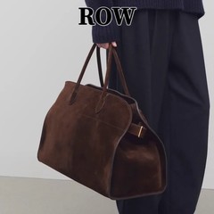高級品質 T*ROW ミニマリスト ポータブル トートバッグ Margaux15 通勤 スクラブレザー 大容量 プラチナバッグ