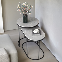 沙发边柜边几轻奢小茶几方几简约现代侧边桌角几北欧客厅铁艺边桌