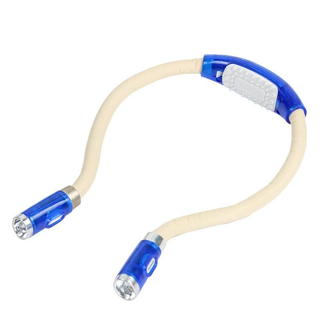 Cross -border portable hose LED Holding Light Lighting Lighting Lighting Cave Cave Needle Lauhleton Outdoor Sports Night Running Neck Light