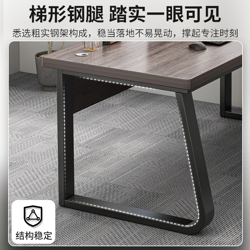 Personal de escritorio de oficina y silla combinación de cuatro o seis personas de escritorio de la computadora de oficina muebles de la estación moderna minimalista titular de la tarjeta de pantalla