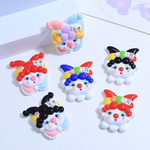 大卡大小王小丑创意diy奶油胶手机壳头饰发夹饰品树脂配件批发