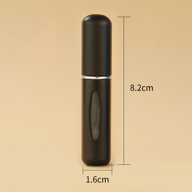 5ml de llenado inferior perfume sub-botella presionando botella de spray portátil de viaje sub-botella de líquido sub-contenedor botella cosmética