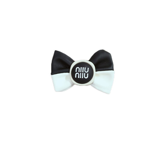 Two-color Leather Flower Shoes Decorative Bow Children's Cute Shoes Flower Decorative Accessories Shoe Buckle Girls Princess Shoes Jewelry
