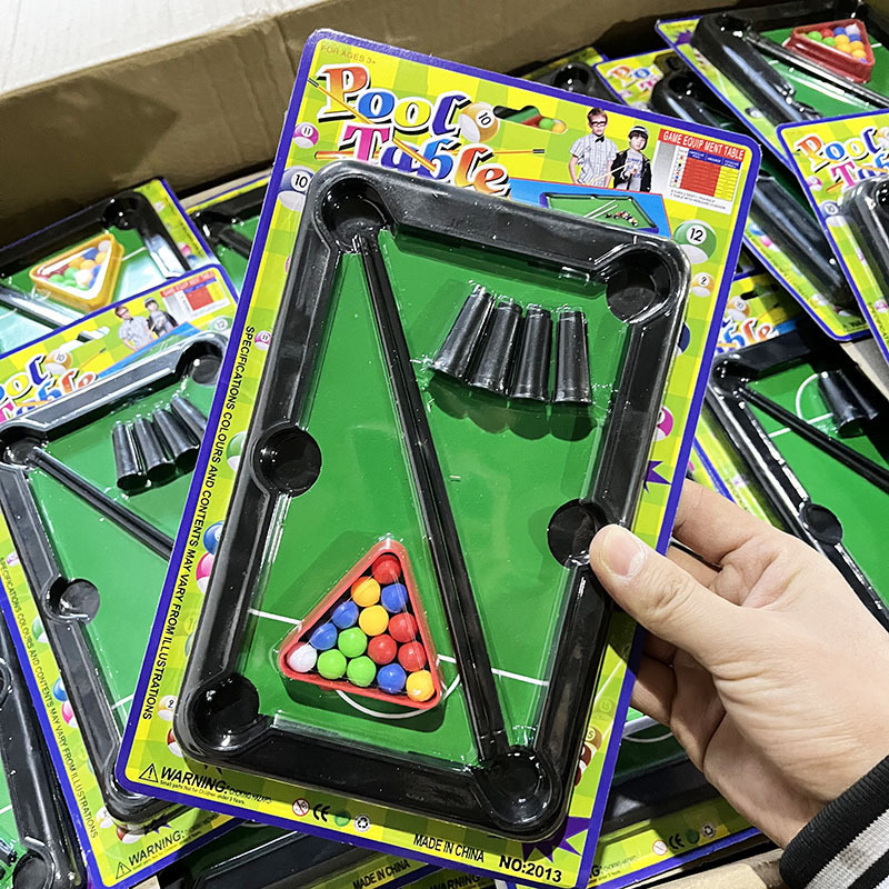 Children's toys desktop billiards blister mini billiard table interactive toys foreign trade 2 yuan shop gift wholesale