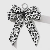 White keychain with bow, 1 size, 1 pieces