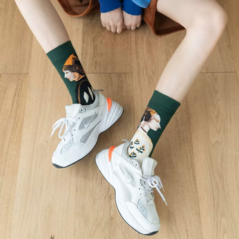 Мужские fashionable осенние гольфы до колена для любимого, средней длины