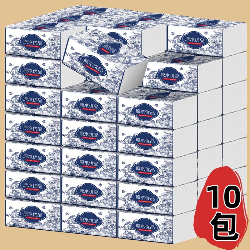 【Exclusive for Newcomers】10 Packs of Tissue Paper for Home Use, Skin-Friendly and Flexible Facial Tissues, Whole Box Bulk Affordable Pack of Tissues 【Exclusive for Newcomers】10 Packs of Tissue Paper for Home Use, Skin-Friendly and Flexible Facial Tissues, Whole Box Bulk Affordable Pack of Tissues