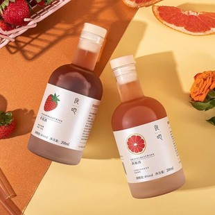 Manufacturer Wholesale Transparent Fruit Wine Bottle Frosted Glass Bottle Foreign Wine Empty Bottle 500ml White Wine Fruit Wine Glass Bottle