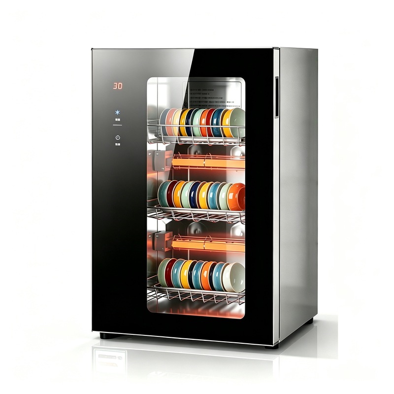Desktop mini food sterilizer with drying function, suitable for schools and canteens, large capacity, multi-functional, small size, and uses ozone for disinfection Desktop mini food sterilizer with drying function, suitable for schools and canteens, large capacity, multi-functional, small size, and uses ozone for disinfection