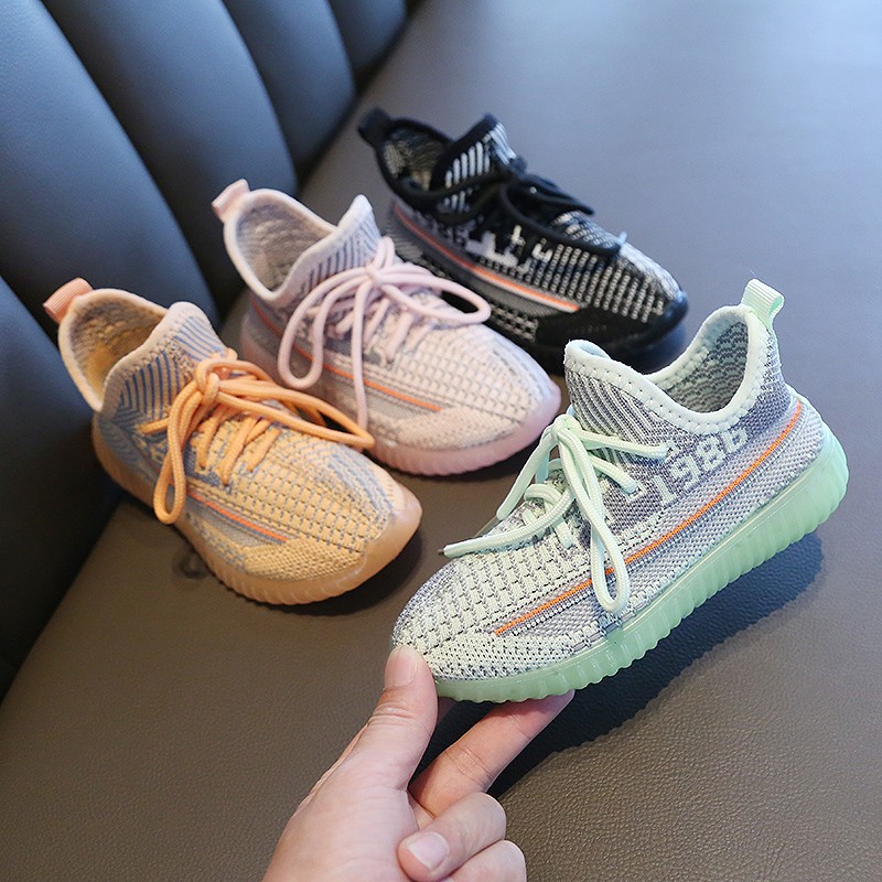 Boy shoes children Mesh shoes 2021 new pattern spring and autumn Coconut shoes ventilation Net surface CUHK motion children's shoes