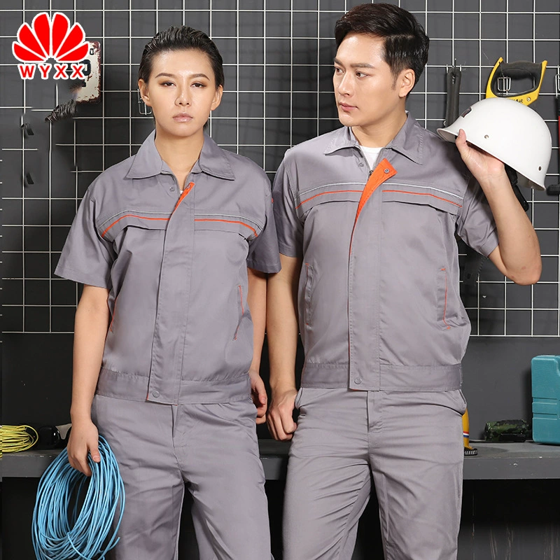 Автомобиль J одежда с короткими рукавами машина ремонт логистика водитель гидроэнергия сталь Паровая одежда летний костюм проект Работа Электричество