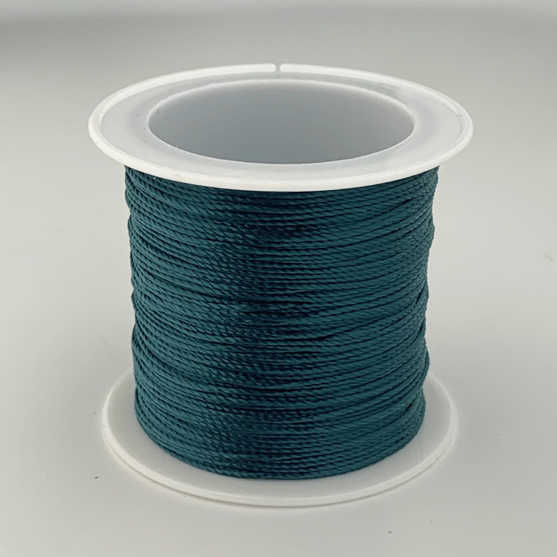 12 hilos de alambre trenzado hilo rojo hilo de color Morandi cuerda trenzada collar cuerda cuerda trenzada a mano material de bricolaje