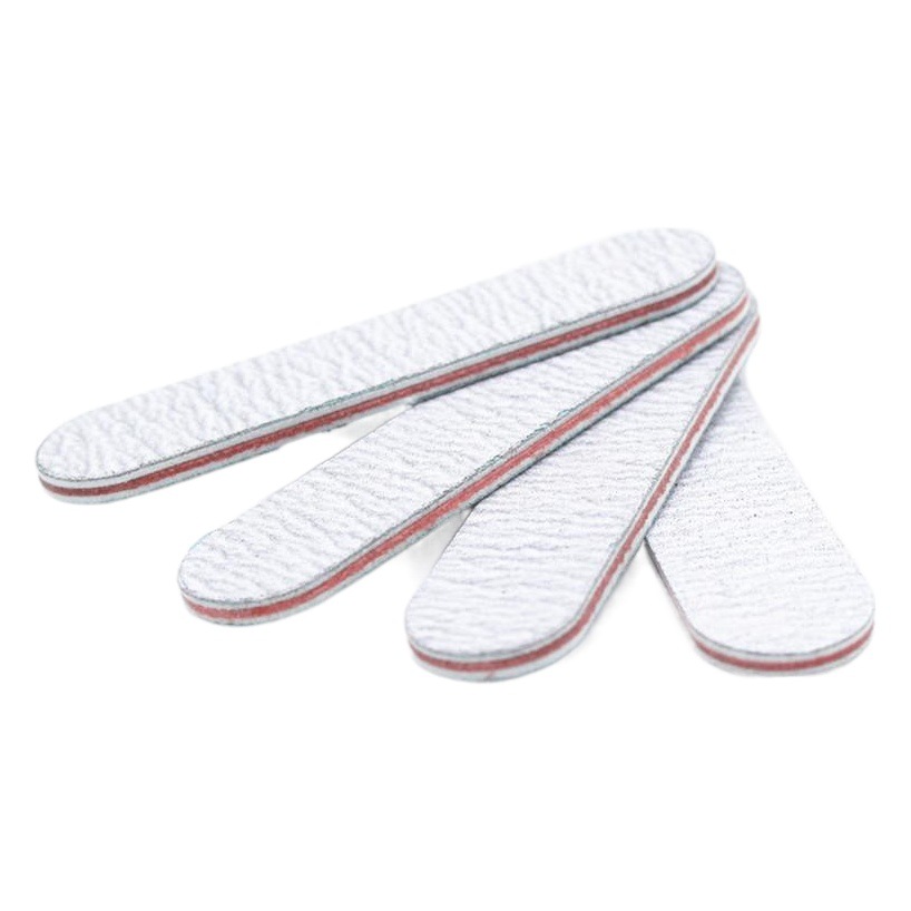 Factory direct small sand bar gray short file mini file nail file double-sided polishing nail tool nail rub