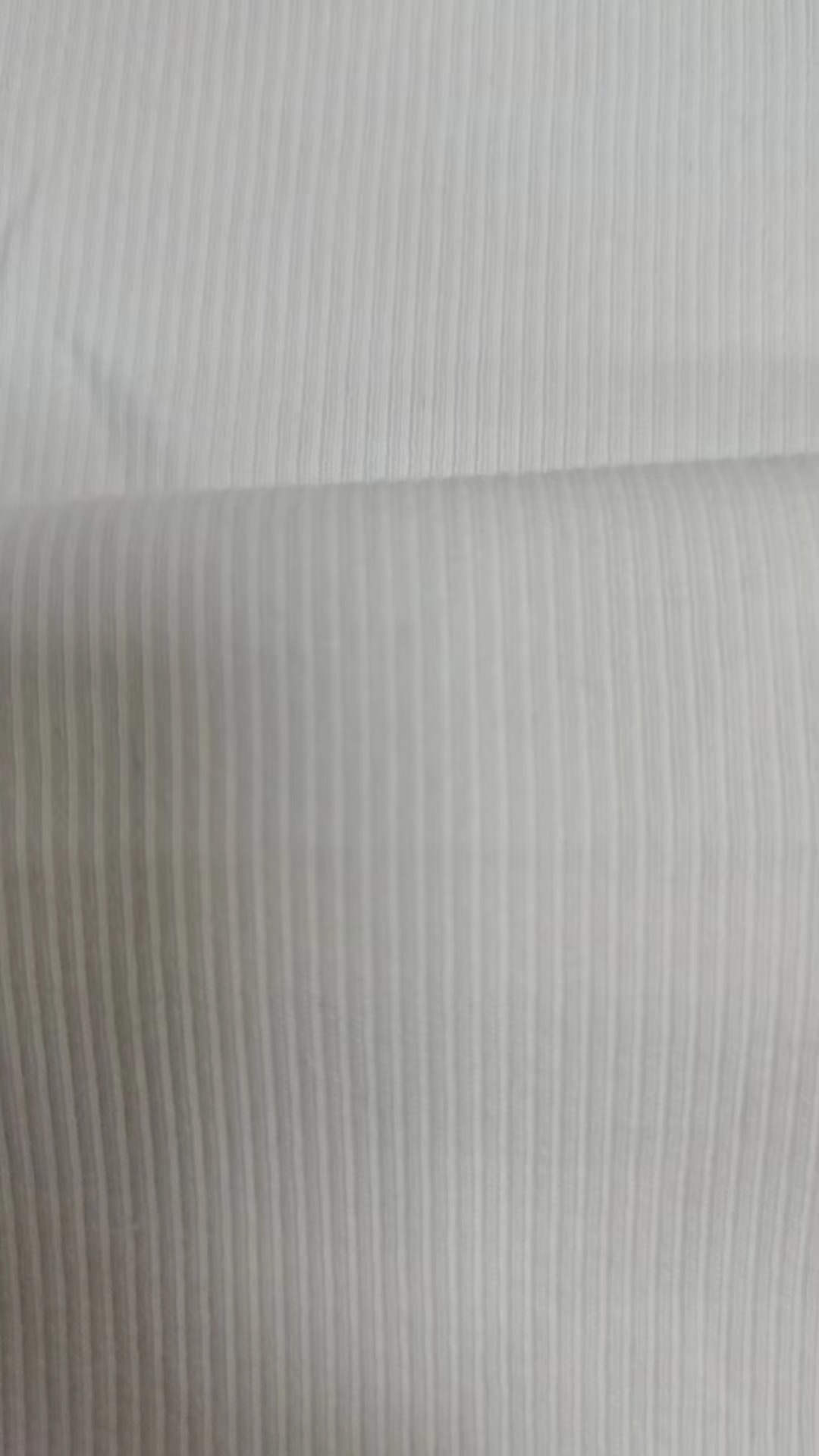 290g棉氨2*2罗纹棉氨纶白色休闲运动面料批发