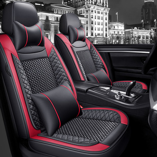 Manufacturers cross-border direct supply of car seat cushion simple atmosphere fashion business leather cover four seasons full surround leather seat cover