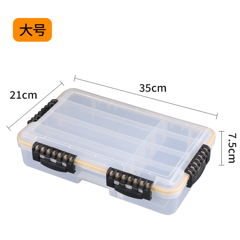 Weihe HB212 caja Luya a prueba de agua caja de inserción caja de gancho de cebo caja de accesorios de artes de pesca Weihai artes de pesca transfronteriza