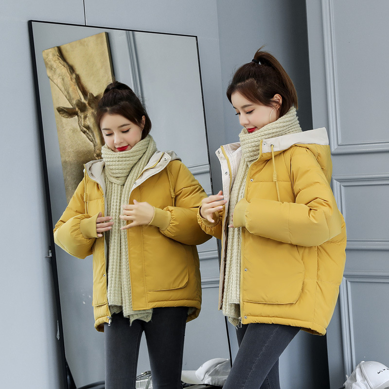 外贸跨境棉服女冬季2025新款韩版面包服棉袄宽松加厚棉衣女外套潮|undefined