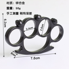 Thickened four-finger finger gloves ring punch ring car window breaking survival equipment self-defense weapon little devil head magic weapon