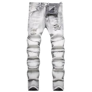 T2857 ���uͨ�� Men's Jeans �羳���l�¿���ʽţ