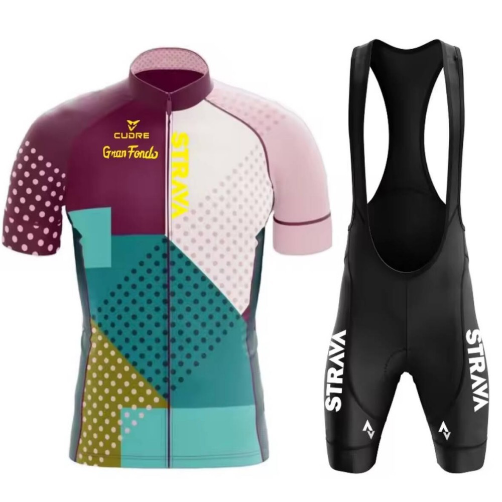 国境を越えた売れ筋の男性と女性の半袖サスペンダーサイクリングスーツアウトドア自転車マウンテンバイクショートトップとショーツ