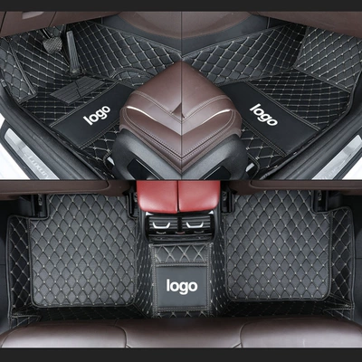 Cross-Border Leather Full-Coverage Car Floor Mats, Wear-Resistant and Easy to Care For, Car Floor Mats from the Source Factory, Dropshipping Available (Modelə uyğun ayaqaltı) - black-rice-noodles