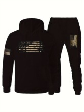 Y 92031 Patriotic USA Hoodie Set �����˶��� �羳ŷ��