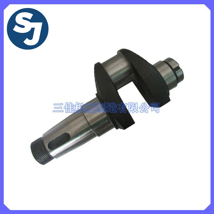 厂家供应农业机械零件单缸水冷发电机柴油机配件175N发动机曲轴