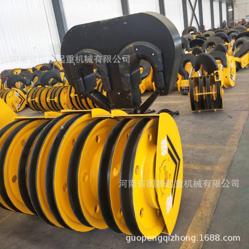 龙门吊重型吊钩铸钢热轧滑轮双梁起重机行车吊钩组5吨-50吨