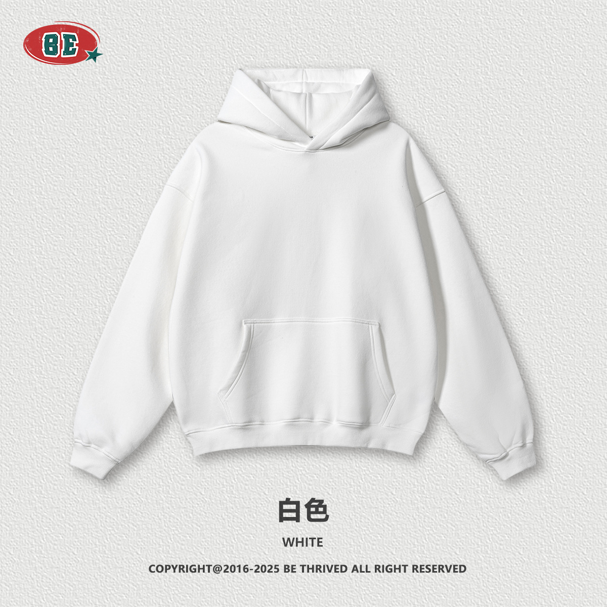 BE ropa de hombre | 2025 otoño e invierno estilo básico casual deportes traje de pies suéter americano más traje de terciopelo de color sólido hombres image 9