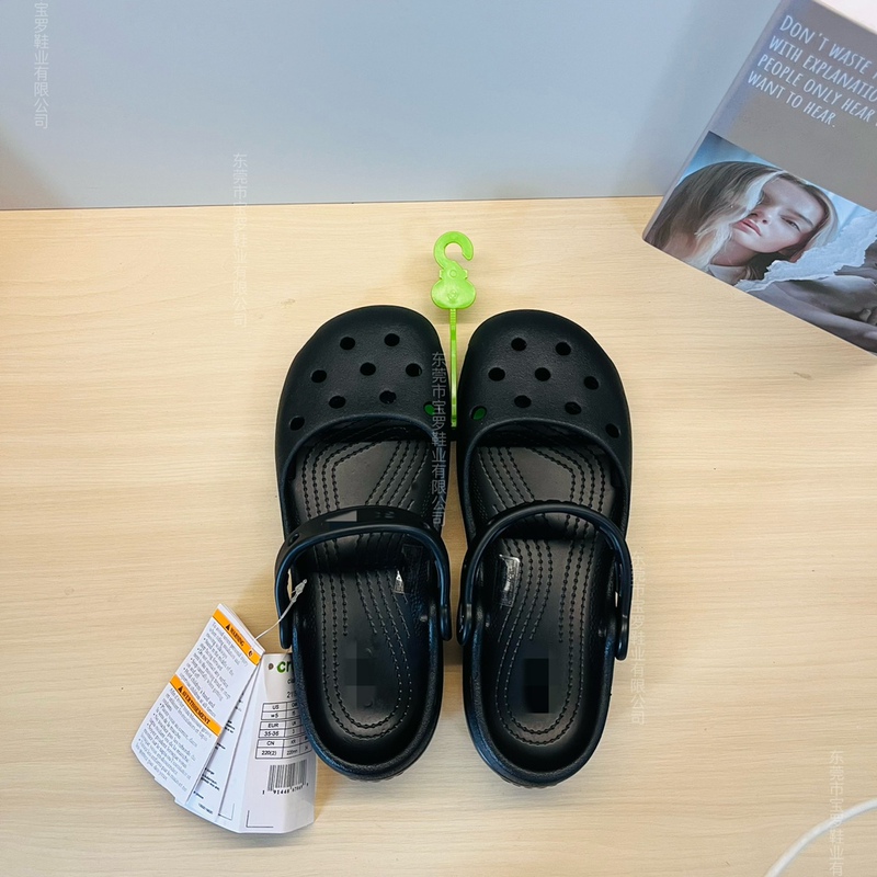 New Ballet-Style Cros Original Brand Closed-Toe Slippers with Single Strap, Perforated Shoes, Comfortable, Lightweight, Non-Slip Beach Shoes Wholesale New Ballet-Style Cros Original Brand Closed-Toe Slippers with Single Strap, Perforated Shoes, Comfortable, Lightweight, Non-Slip Beach Shoes Wholesale