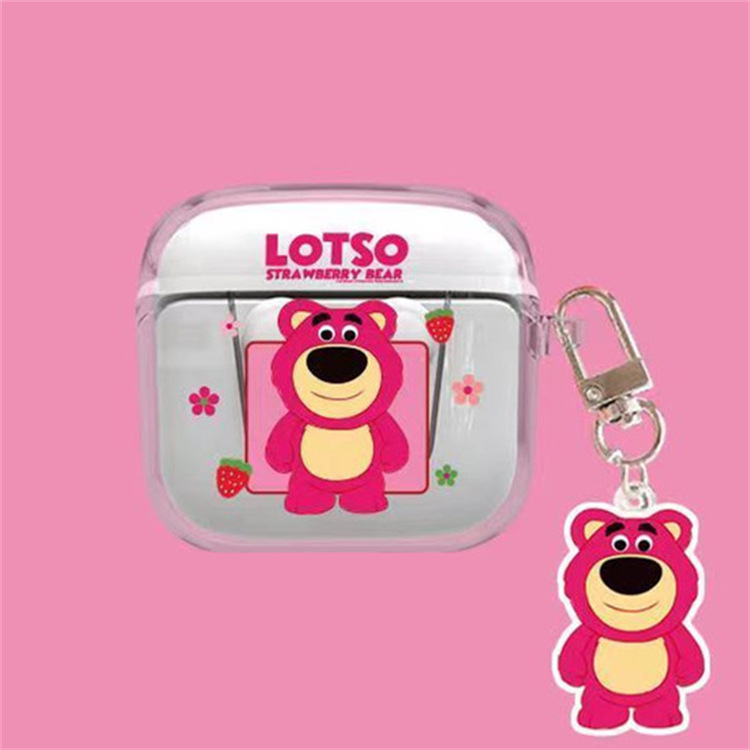 Caricatura simple para Huaqiang Beipro4 generación casco de protección de auriculares casco transparente TPU casco blando muñeca de orejas colgantes image 4