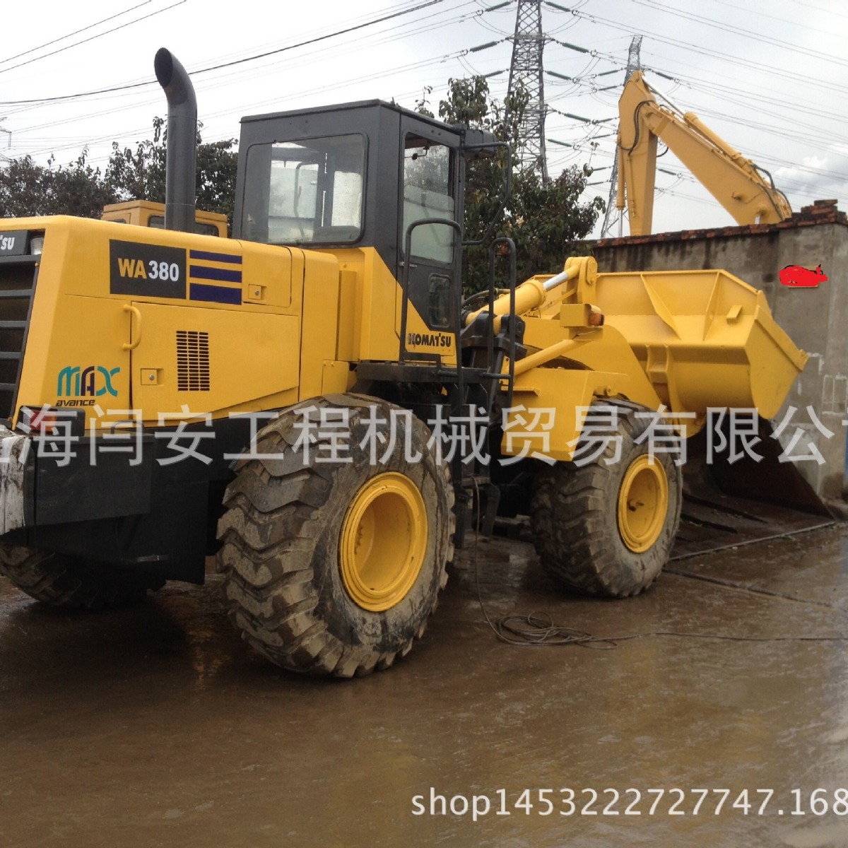 出售二手小松WA320-3装载机.小松WA380装载机铲车轮胎特价