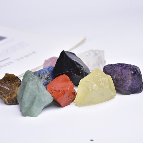 Natural crystal raw stone incense powder amethyst ore incense burner for Buddha incense base line incense base decoration